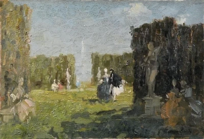 Conversazione in giardino